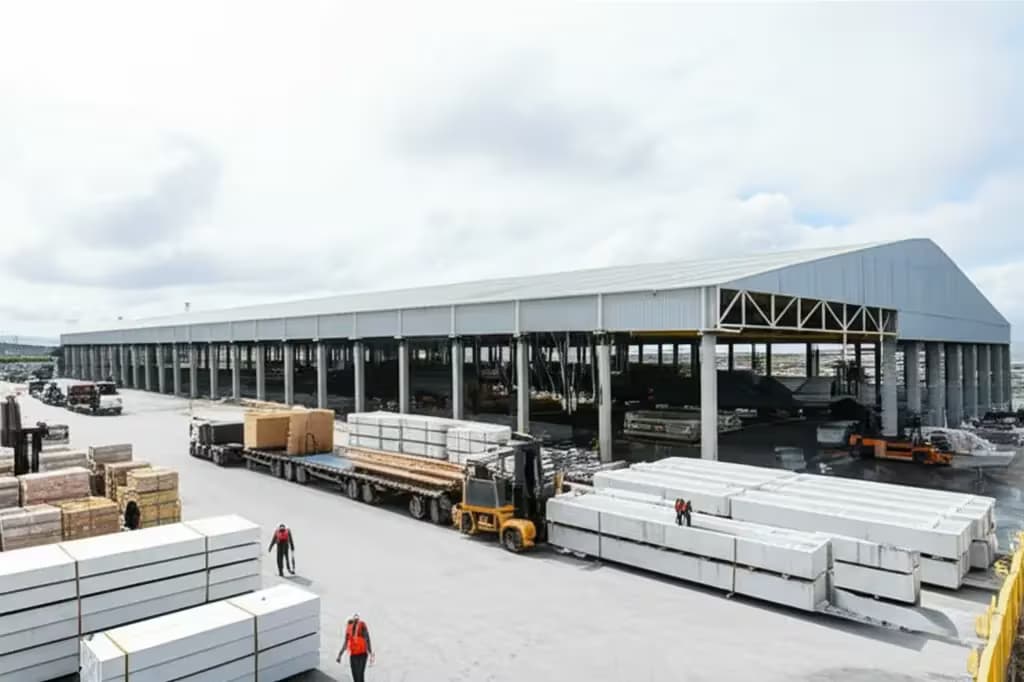 RCC precast cement products manufacturing facility in Jamnagar, Gujarat