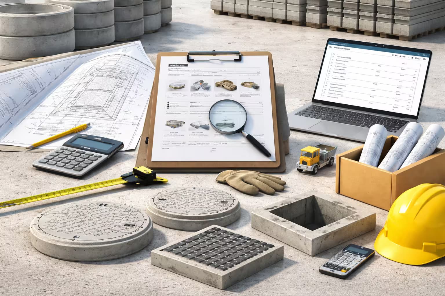 RCC precast manufacturing facility in Jamnagar, Gujarat