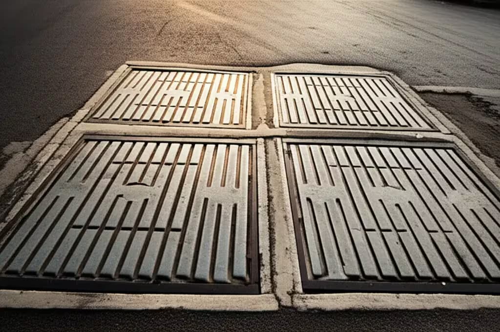 Drain Cover Product Display - Chamunda Cement Products