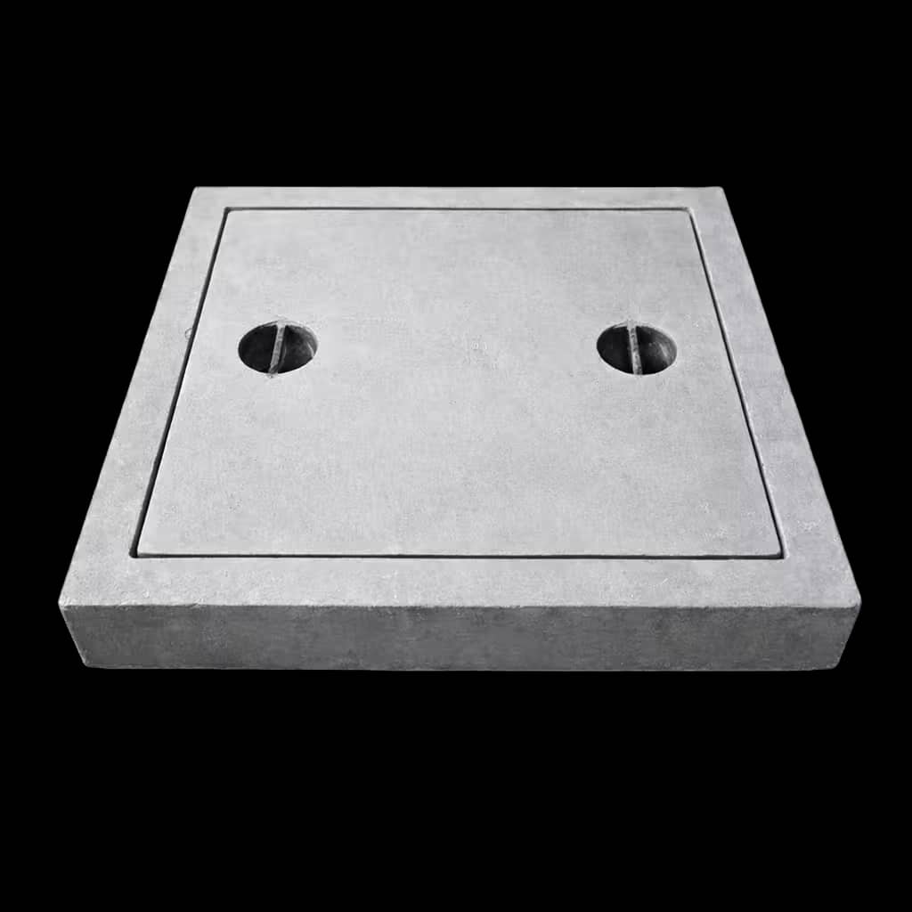 RCC Precast Rectangular Manhole Cover 600 x 400 x 100 mm (600 x 400 x 100 mm) - RCC precast by Chamunda Cement Products, Jamnagar, Gujarat