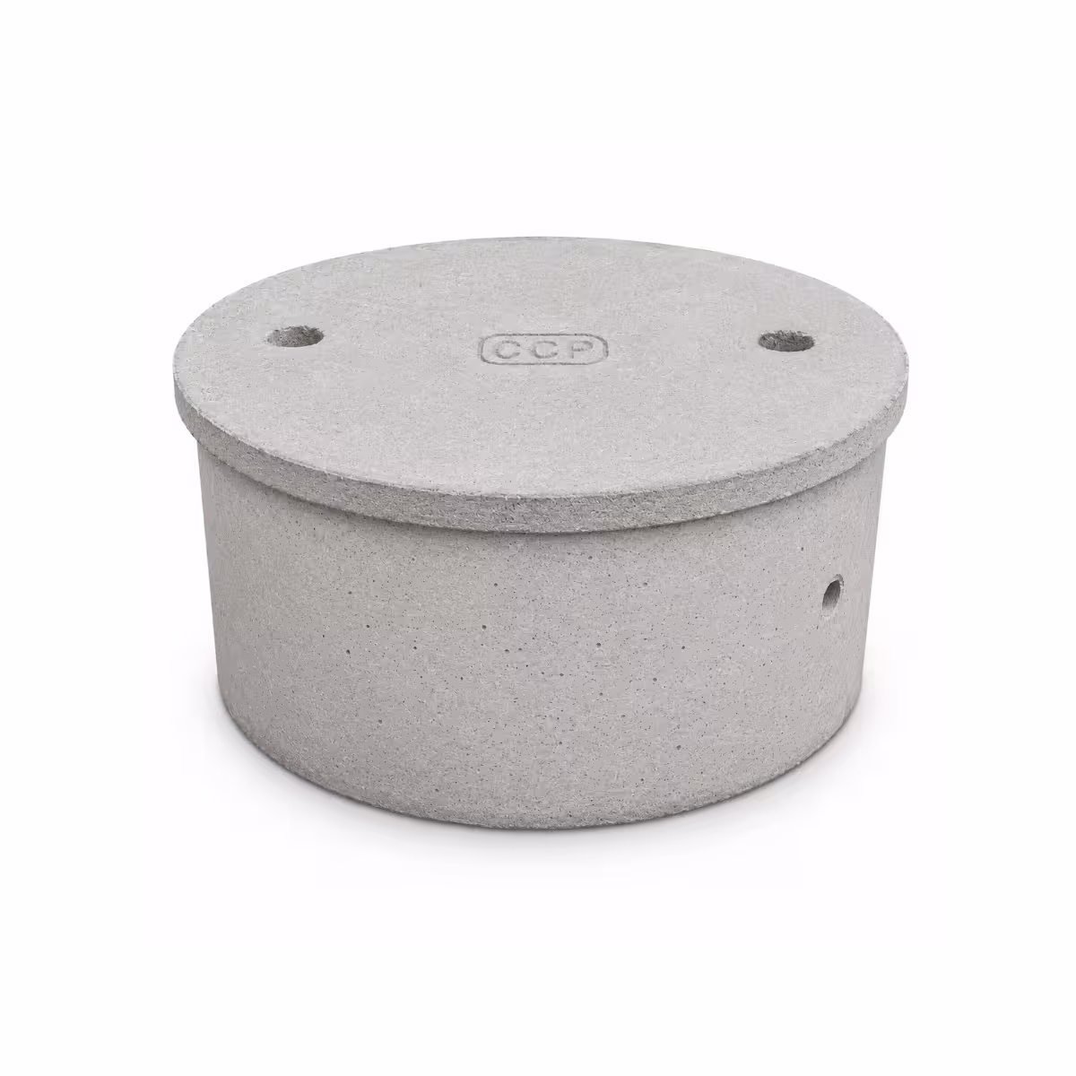 Circular RCC precast OFC chamber with fitted concrete cover