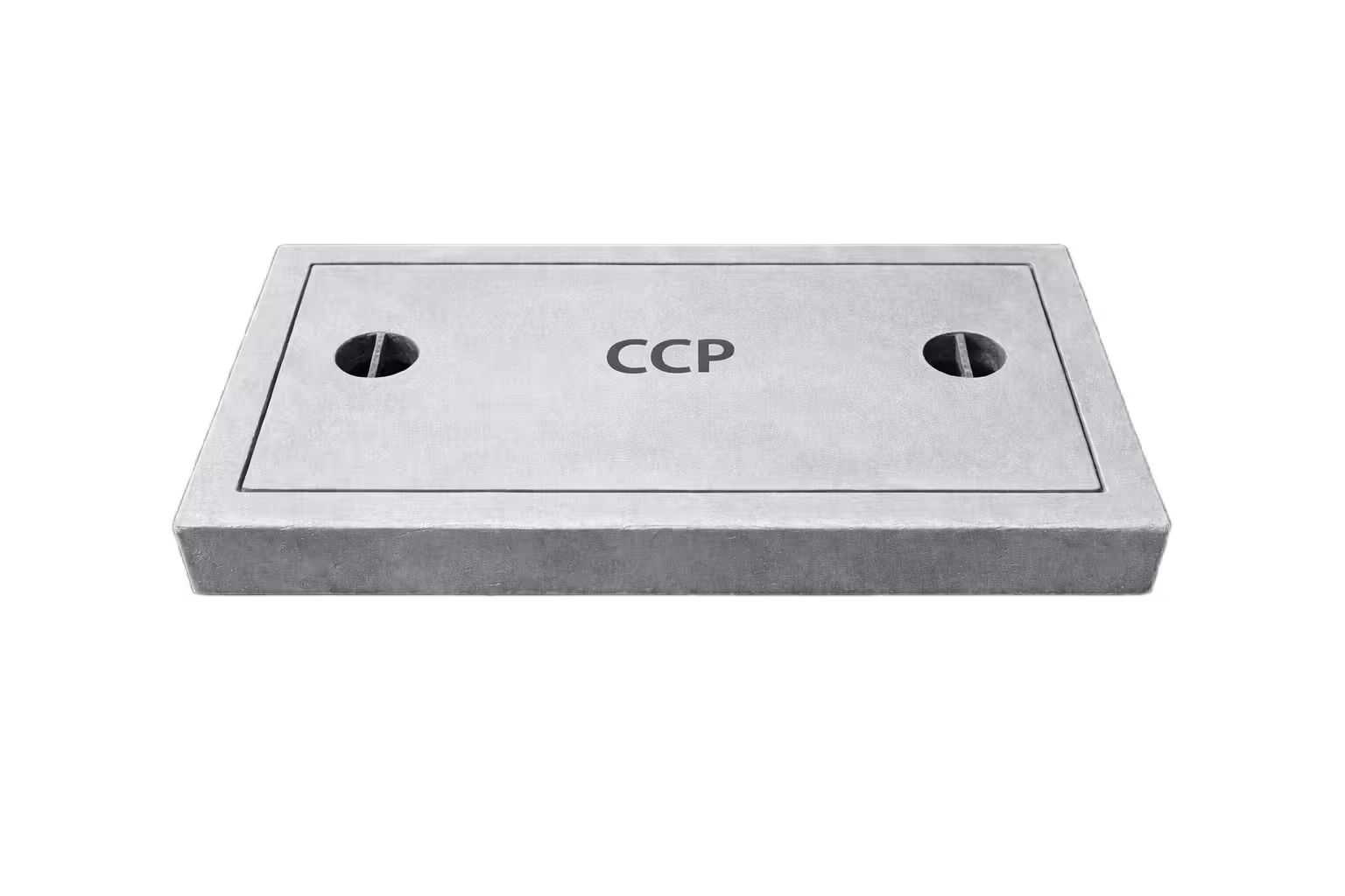 RCC rectangular manhole cover 1219 x 711 x 127 mm with two lifting holes
