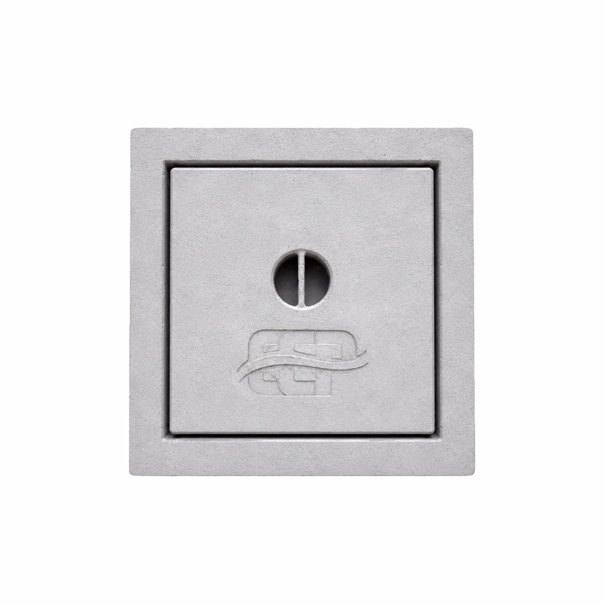 RCC manhole cover 500 x 500 x 100 mm with square frame